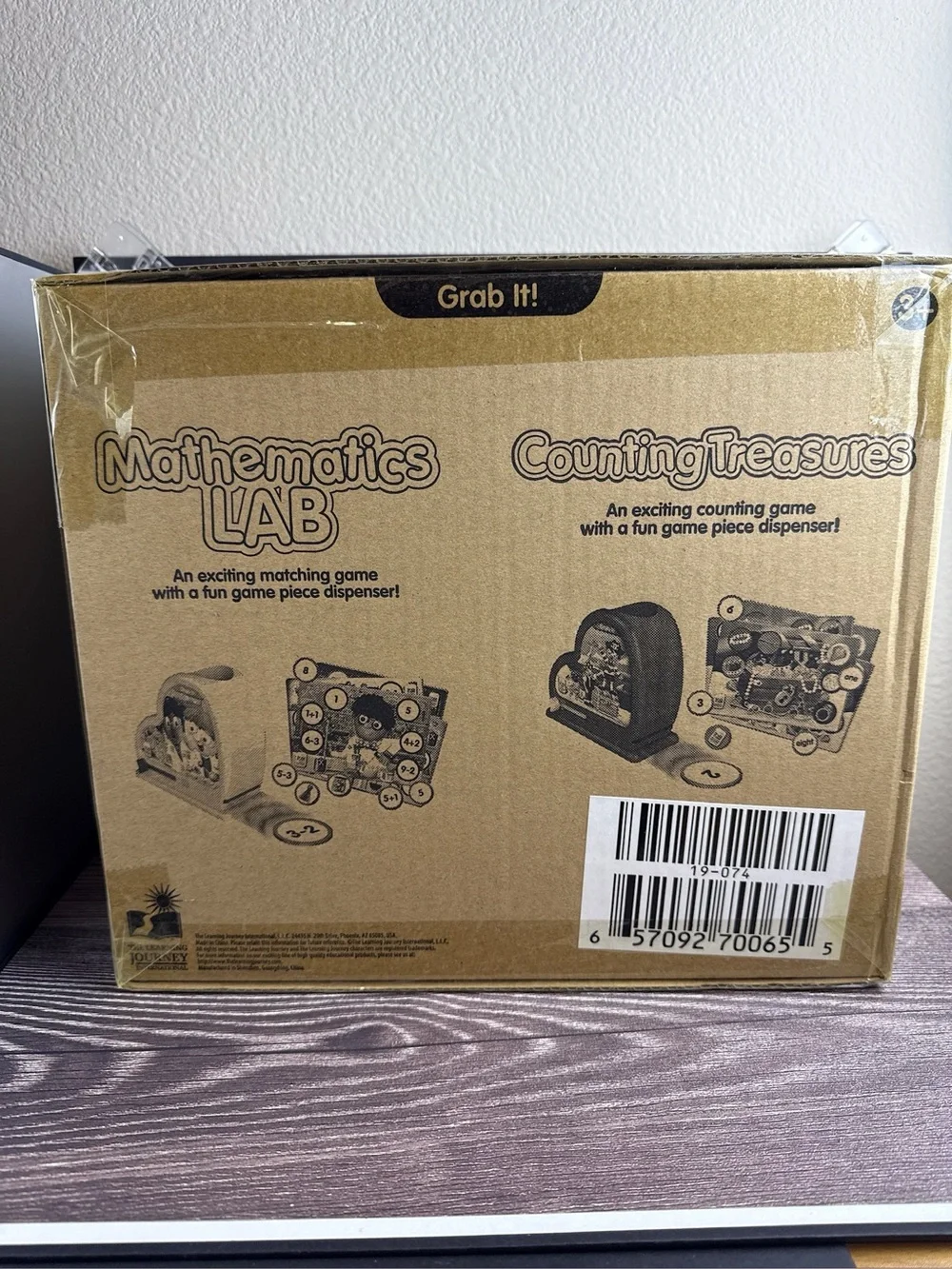 Grab It Mathematics Lab Counting Treasures Educational Game Sealed Age 3+